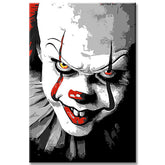 Painting by Numbers Horror Clown Pennywise